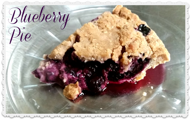 Think Spring: Blueberry Pie