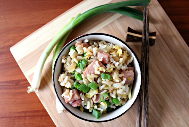 Healthy Low Cost Meal – Ham Fried Rice