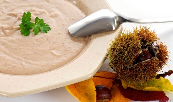 Festive Chestnut Soup for Thanksgiving