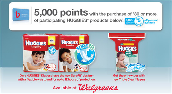walgreens huggies snug and dry