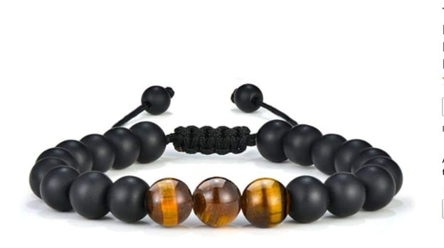 Beautiful All Black Chakra Bracelet