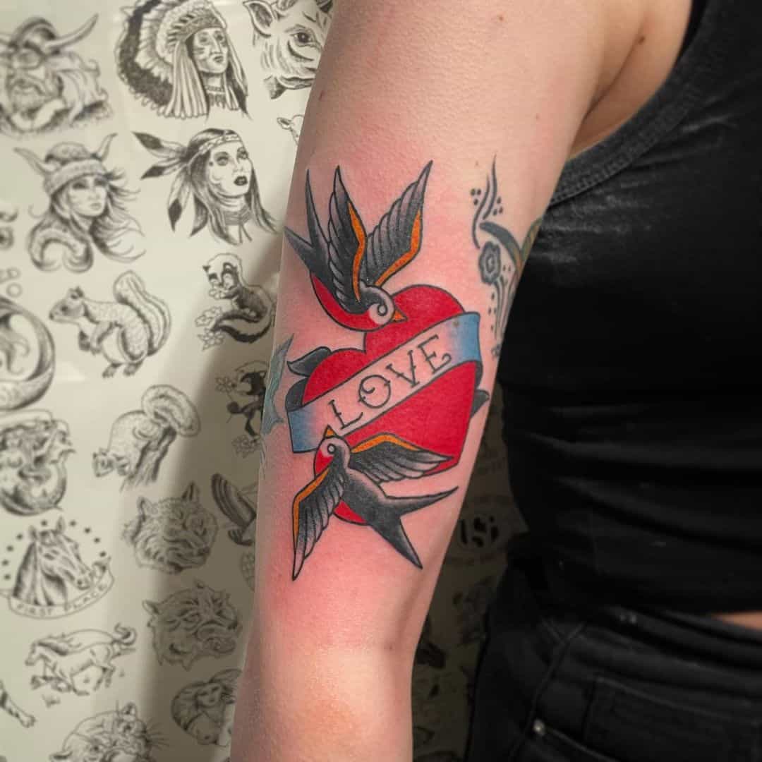 Heart tattoo 4