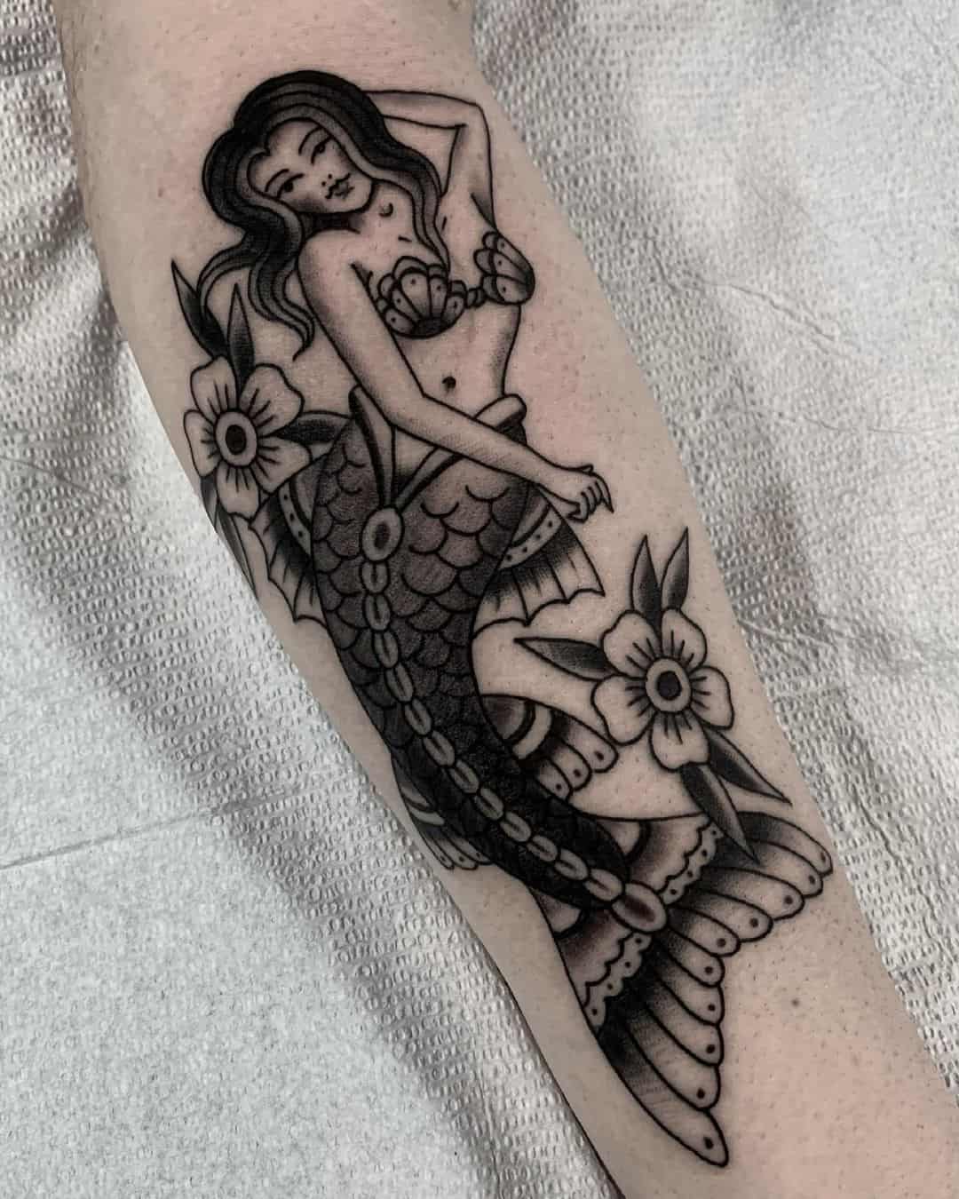 Mermaid tattoo 1