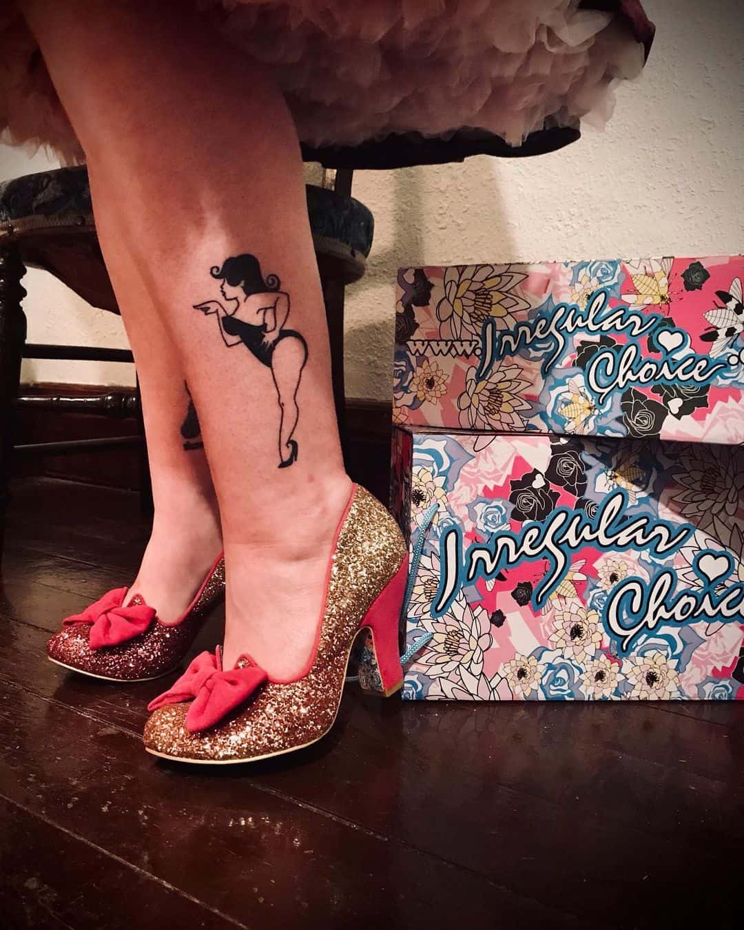 Pin-up girl tattoo 1