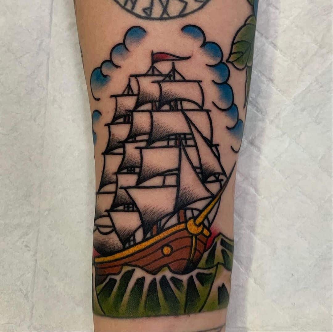 Ship tattoo 5