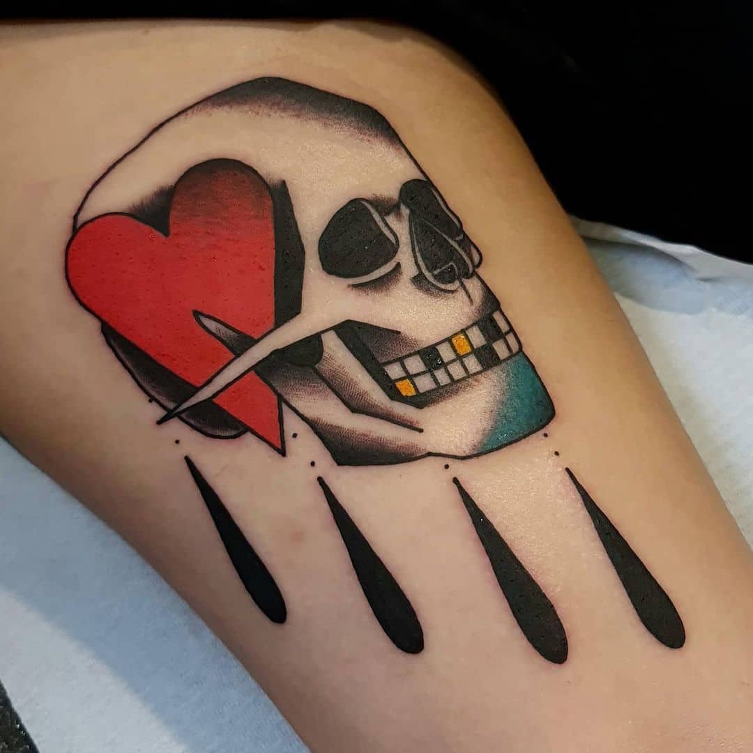 Skull tattoo 4