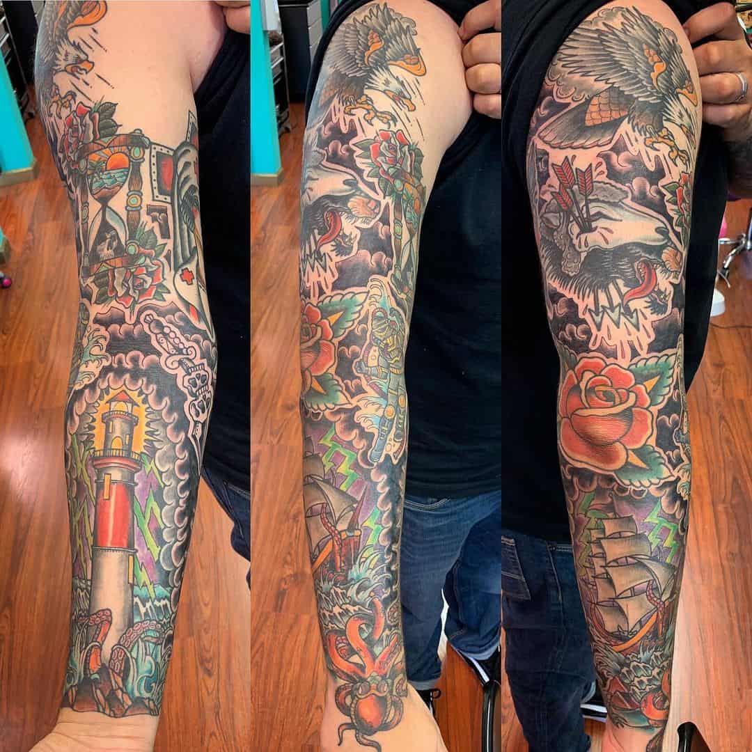 Vintage sleeve tattoo 2