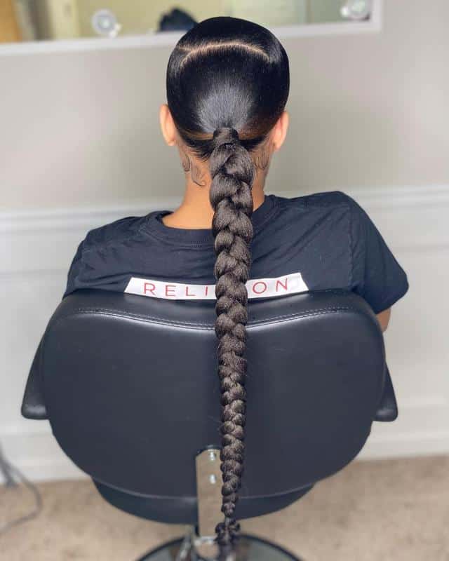 Braided Single-Ponytail 3