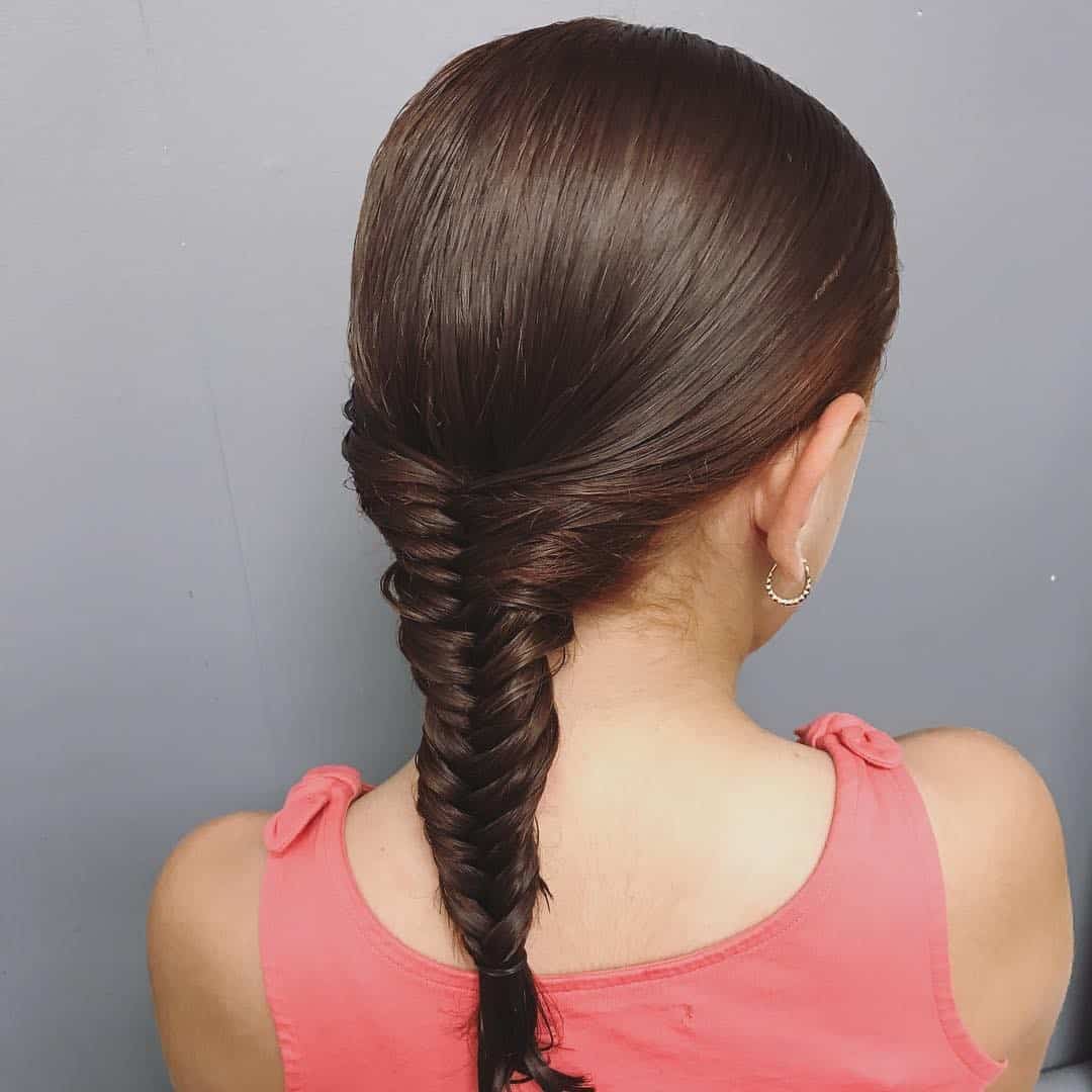 Fishtail Little Girl Haircut Idea