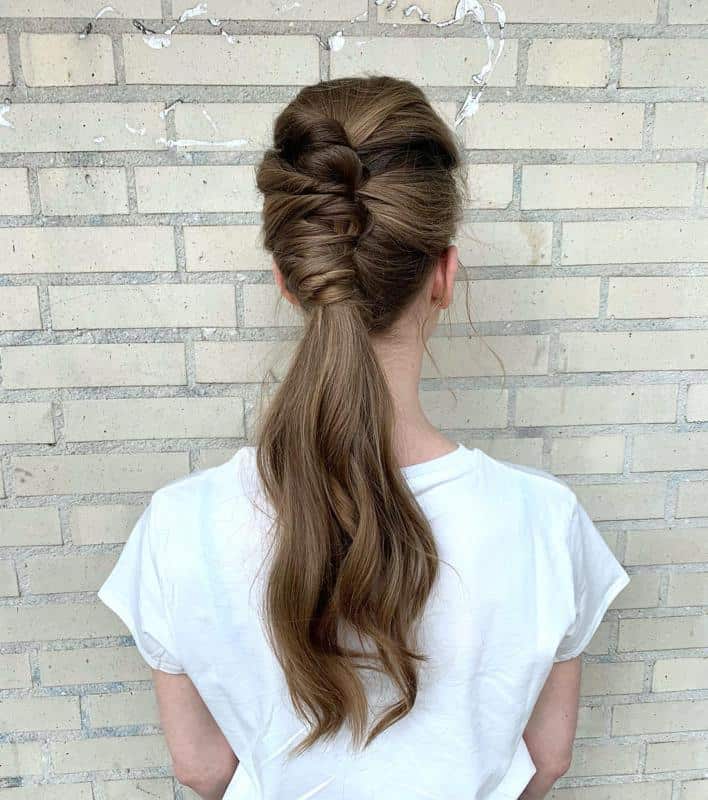 Half-Twisted Ponytail 1