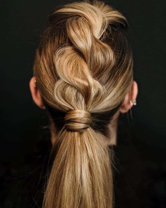 Half-Twisted Ponytail 4