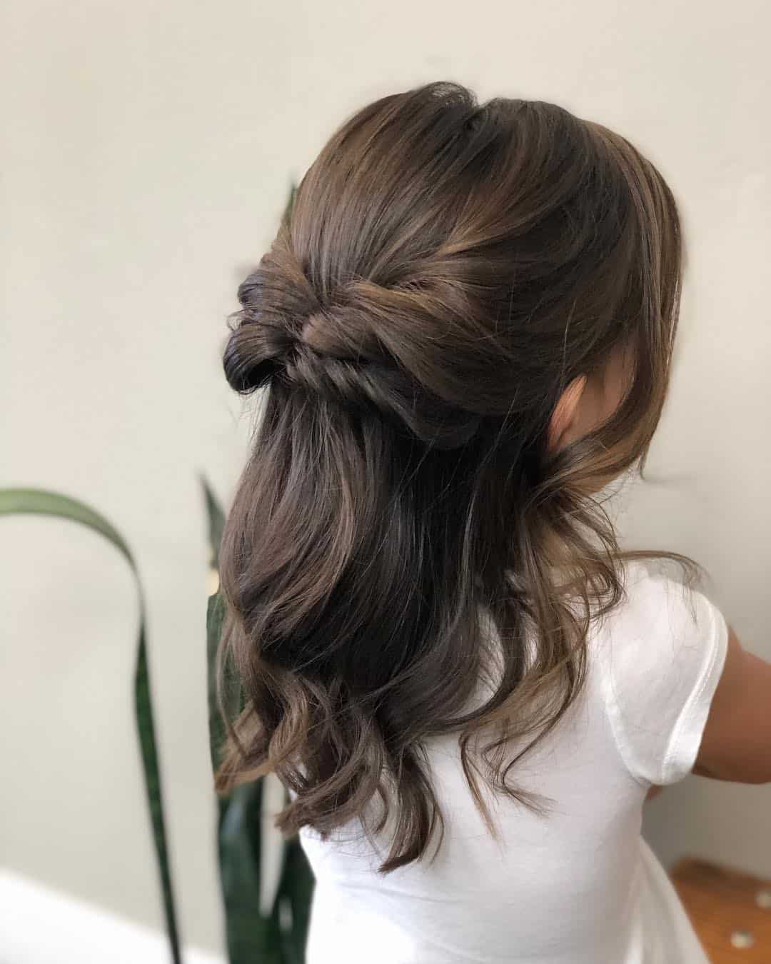 Long Little Girl Haircuts Braid Detail 