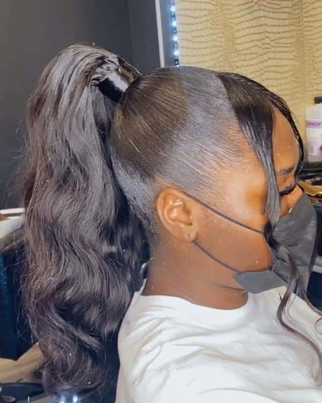 Ponytail Hairstyles With Weave 3