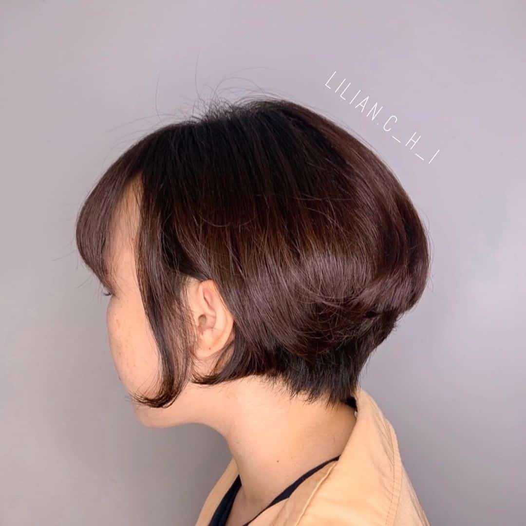 Short Voluminous Hair Little Girl Cut 