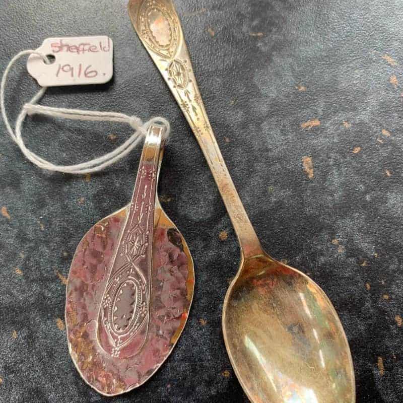 Sheffield Plate Spoons