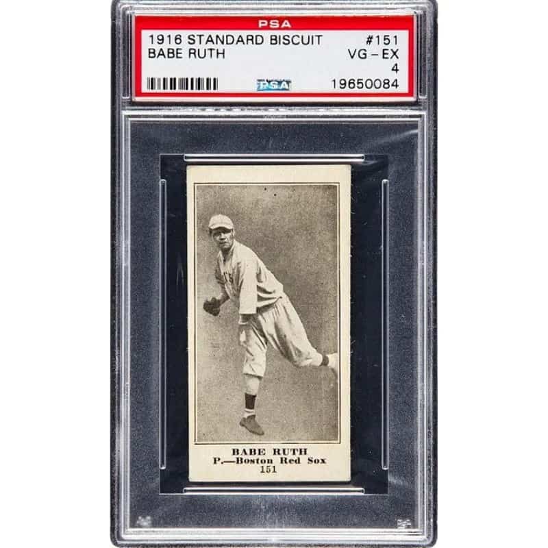 The 1916 M101-4 Sporting News Babe Ruth