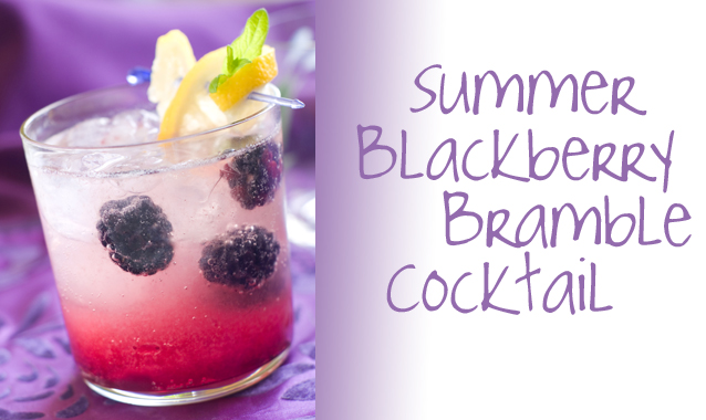 Enjoy Summer Fruit: Blackberry Bramble & Mozzarella Nectarine Snack