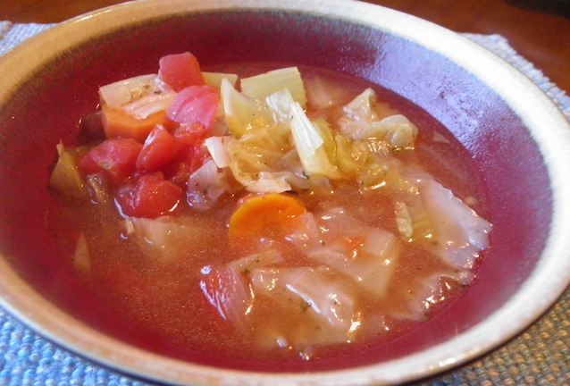 Combine Winter Vegetables to Make Crockpot Cabbage Soup