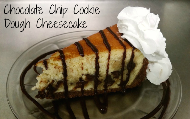 Chocolate Chip Cookie Dough Cheesecake