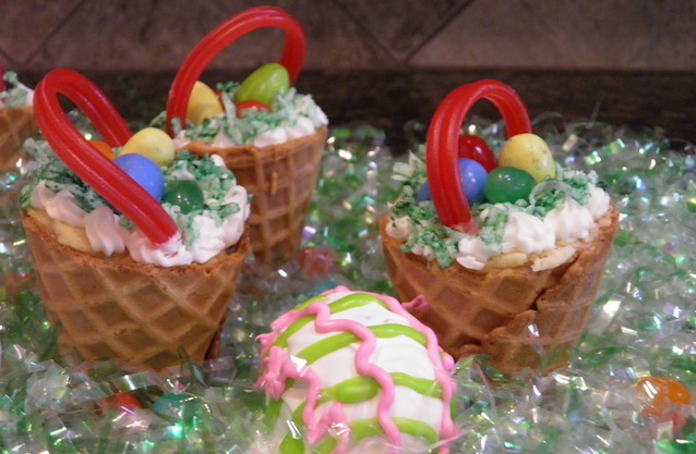 Easter Basket Cupcakes: Cute Centerpieces & Desserts