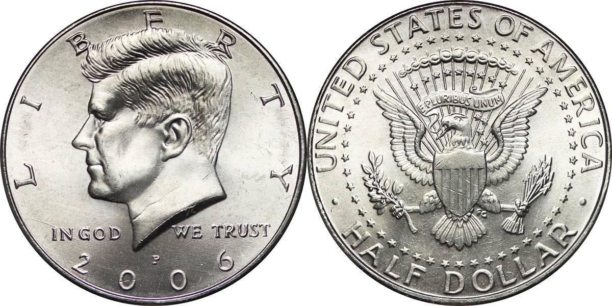 Kennedy Half Dollar Value Chart (1964, 1966, 1967, 1968, 1970, 1971