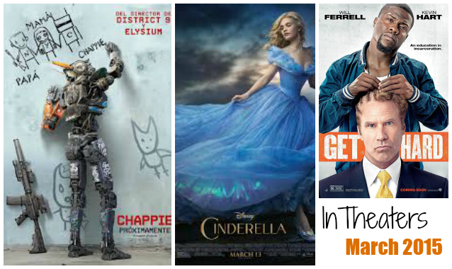 March 2015 Movies: Cinderella, Rebellion and More