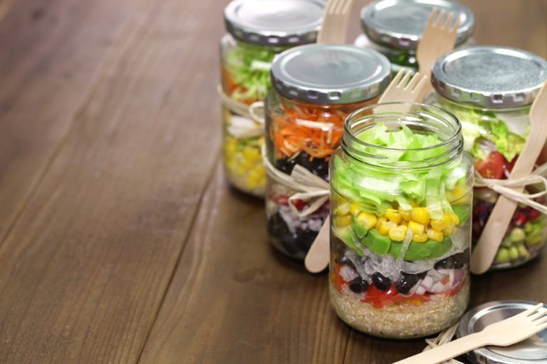 4 Delicious Mouth-Watering Mason Jar Salads