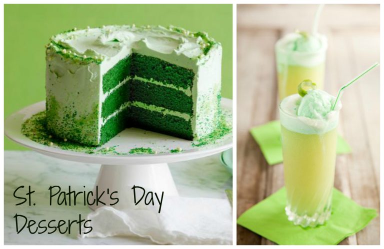 St. Patrick’s Day Desserts: Green Velvet Layer Cake + Lime Sherbet Punch