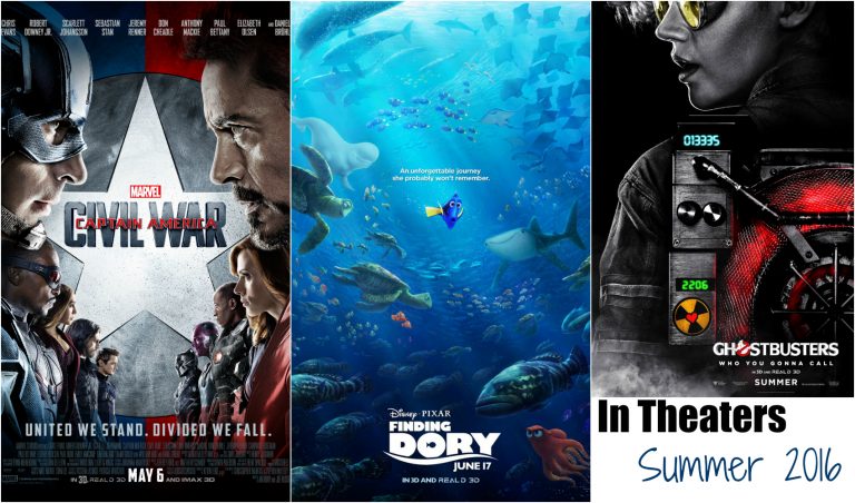Finding Dory, Captain America and Scary Ghosts! Summer 2016 Blockbusters