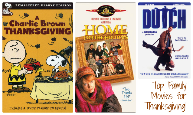 Great Family Movies for Thanksgiving 2014
