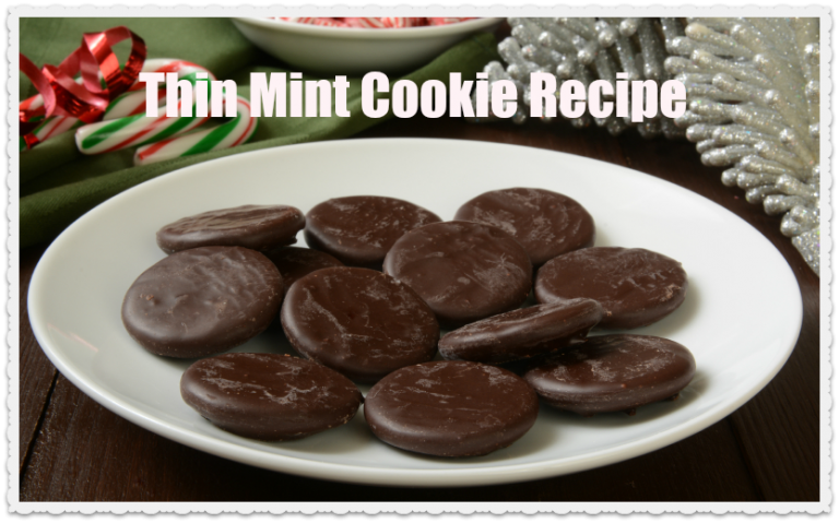 Final Four Food Fare – Thin Mint Cookie Recipe