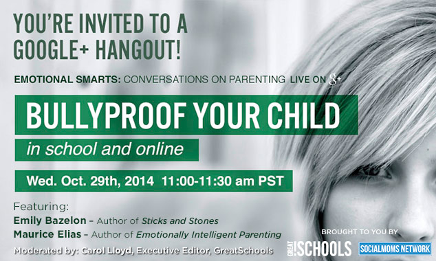 Bullyproof Your Child in School and Online #EmotionalSmarts