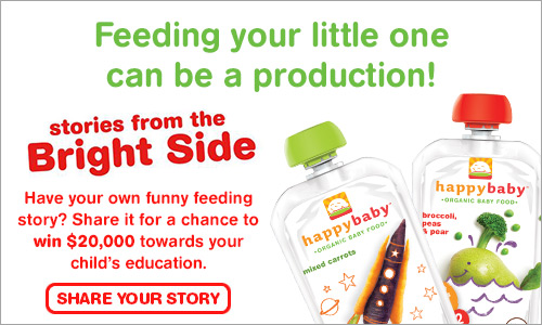 Share Your Funny Feeding Story for a Chance to Win $20,000 Towards Your Child’s Education #hfbrightside