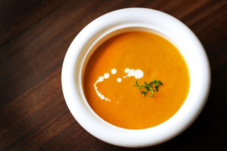 A Creamy Soup with a Touch of Sweetness: Carrot, Tomato and Coconut Soup