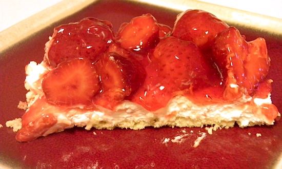 Too Hot For the Oven? Make a No-Bake Light Cherry Cheesecake.
